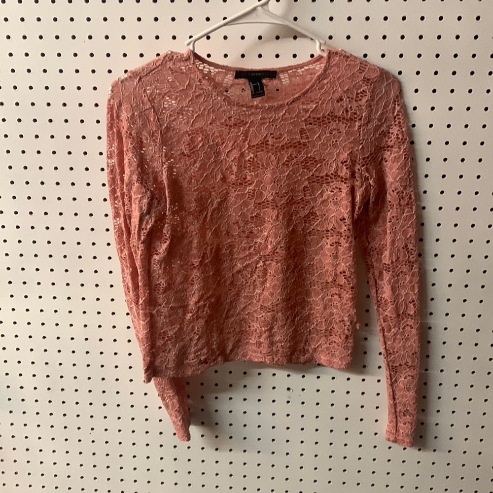 Forever 21 size large pink shirt